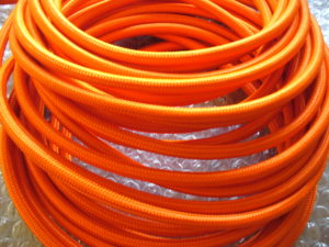 cable textile orange 001