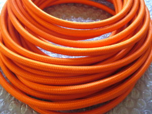 cable textile orange 3 conducteurs