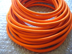 cable textile orange 005