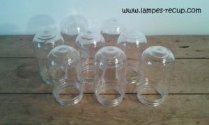 Globes en verre col de cygne 001
