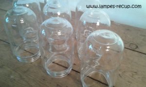 Globes en verre col de cygne 004