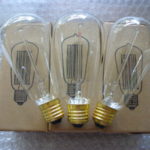 Ampoules décoratives a filaments 25 watts lot de 3