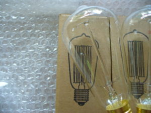 Ampoules décoratives a filaments 25 watts lot de 3