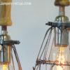 Lampe baladeuse de garage vintage avec interrupteur