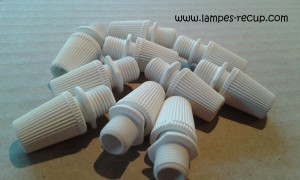 Serre-câble électrique blanc M10 lot de 10 pièces