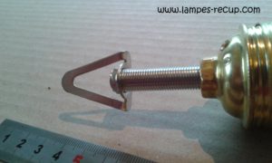Bélière pour suspension luminaire M10 simple