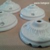 Rosace ancienne en porcelaine diamètre 60