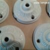 Rosace ancienne en porcelaine diamètre 60