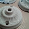 Rosace ancienne en porcelaine diamètre 60