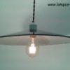 suspension émaillée bleu diamètre 35