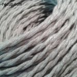 Câble textile lin tressé 2x0,75 mm2