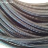 Câble textile noir rond 3x0,75 mm/2