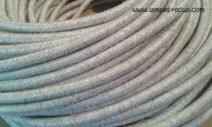 Câble textile lin rond 2x0,75 mm2