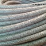 Câble textile lin rond 2x0,75 mm2
