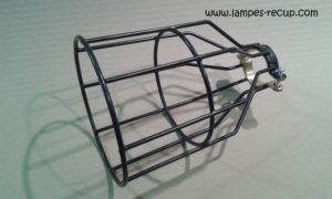 Cage de lampe baladeuse XXL noire