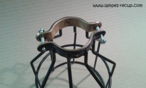 Cage de lampe baladeuse XXL noire