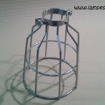 Cage de lampe baladeuse acier zingué