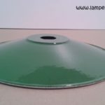 Abat-jour vintage émaillé vert diamètre 24 cm 2
