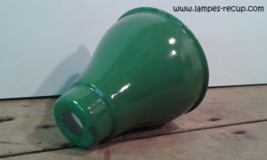 réflecteur émaillé lampe de métier ancienne diamètre 15 cm