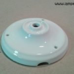 Rosace plafond porcelaine diamètre 10,5 cm