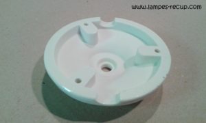 Rosace plafond porcelaine diamètre 10,5 cm