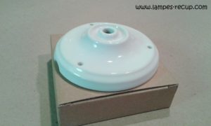 Rosace plafond porcelaine diamètre 10,5 cm