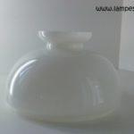 Coiffe en opaline pour lustre ancien diamètre 18.2 cm