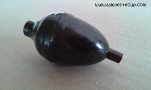 Interrupteur ancien poire en bakélite pour lampe ancienne