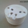 Boitier de dérivation ancien en porcelaine petit modèle