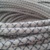 Câble textile gris anthracite et lin naturel 2 x 0.75 mm/2