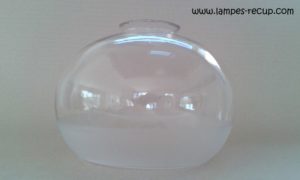 Réflecteur boule en cristal pour suspension année 50