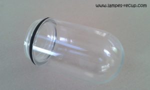 Globe en verre de rechange pour lampe col de cygne