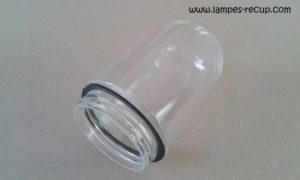 Globe en verre de rechange pour lampe col de cygne