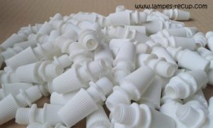 Serre câble électrique blanc M10 lot de 100 pièces