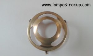 griffe laiton ancienne opaline luminaire trou de 28 mm