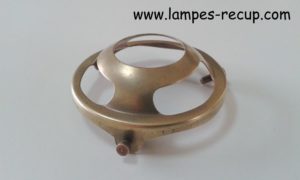 griffe laiton ancienne opaline luminaire trou de 28 mm