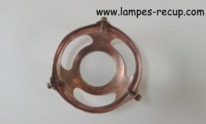 griffe laiton ancienne opaline luminaire trou de 28 mm