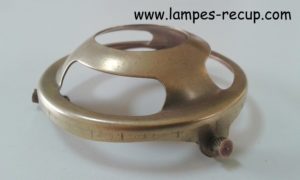 griffe laiton ancienne opaline luminaire trou de 28 mm