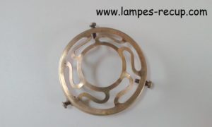 griffe laiton ancienne opaline luminaire trou de 28 mm