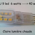 Ampoule G9 led