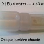 Ampoule G9 led