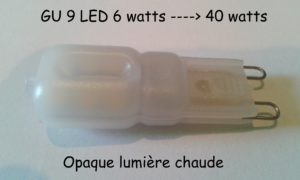 Ampoule G9 led