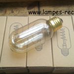 LOT X 5 ampoules décoratives E27 a filaments radio 40 watts