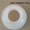 Coiffe opaline lustre ancien diamètre base 14,5 cm