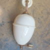 Contrepoids ancien en porcelaine pour suspension " monte et baisse "