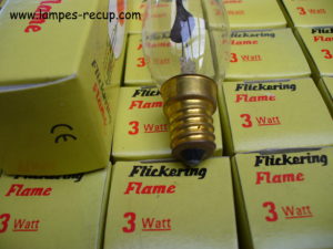 Ampoule flamme E14 pour lustre " Flickering Flame "