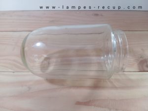 Globe en verre pour lampe col de cygne