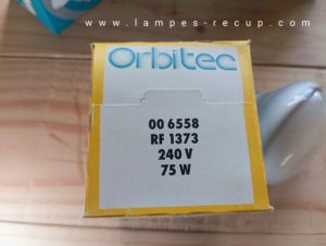 Ampoule vintage E 27 a réflecteur Orbitec 75 w