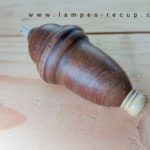 Interrupteur poire ancien en bois