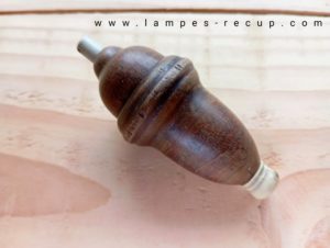 Interrupteur poire ancien en bois